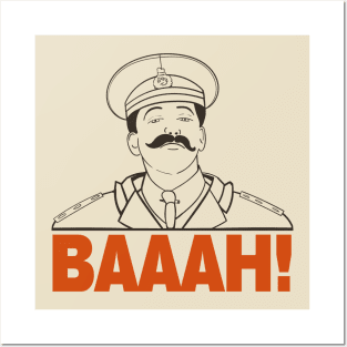 General Sir Anthony Cecil Hogmanay Melchett - Baaah! Quote Posters and Art